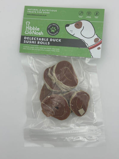 DELECTABLE DUCK SUSHI-ROLLS DOG TREATS