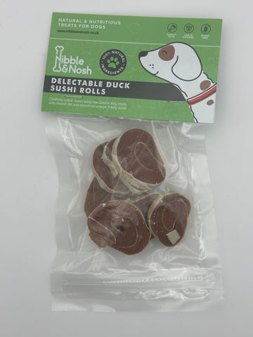 DELECTABLE DUCK SUSHI-ROLLS DOG TREATS