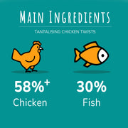 TANTALISING CHICKEN TWISTS DOG TREATS