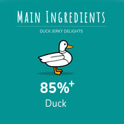 DUCK JERKY DELIGHTS DOG TREATS