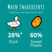 TENDER DUCK AND SWEET POTATO TWIST DOG TREATS